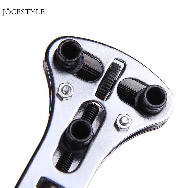 Adjustable Clock Watch Back Case Cover Opener Tools Set Watch Case Opener Repair Tool Kit with 18pcs Pins Clock Wrench Tool