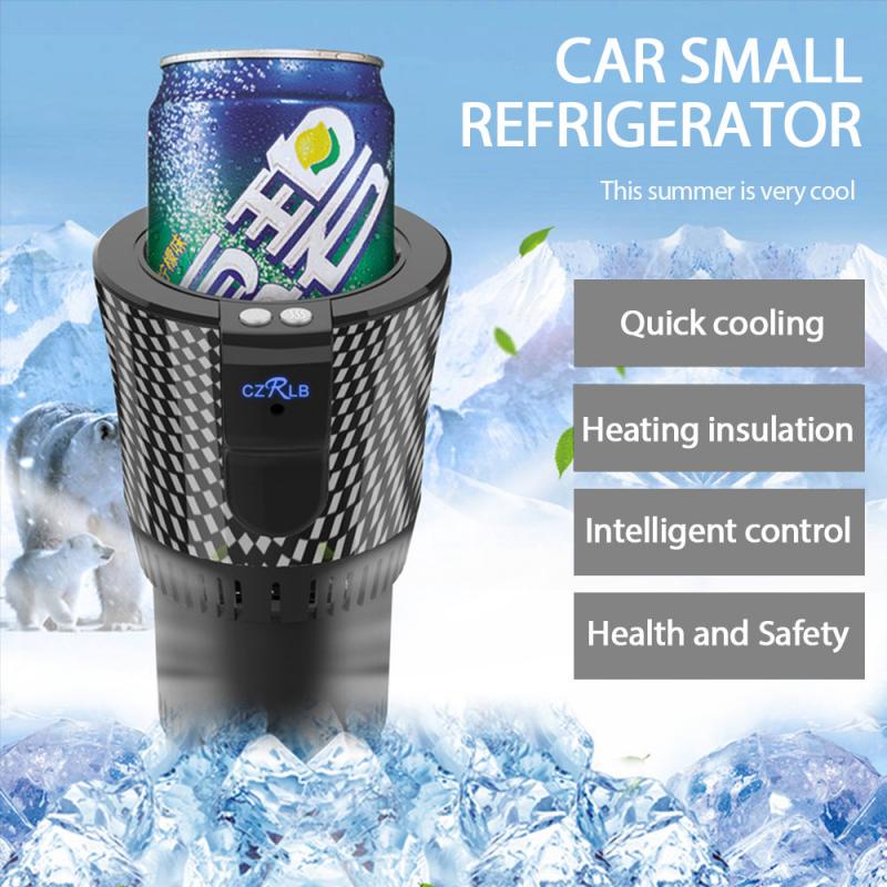 Taza de enfriamiento de calefacción para coche de 12V para la oficina, Enfriador de coche, soporte para tazas y copas inteligentes, vaso para enfriar bebidas, lata