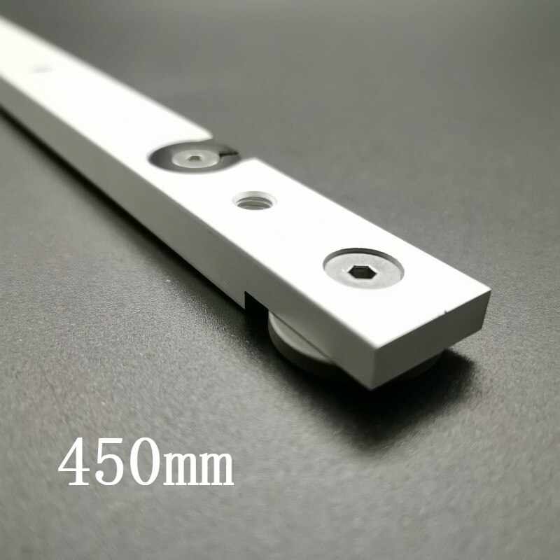 Woodworking Tools T Slot Miter Bar Slider Slab T-track Aluminium Alloy Slot Miter Track For Router Table Saw Miter Carpenter DIY: Silver 450mm