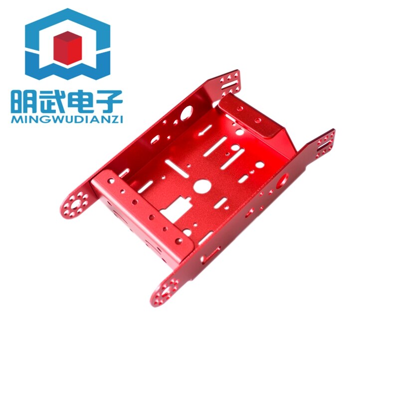 Aluminium Car Robot Auto Slimme Auto Chassis Legering Chassis Aluminium Robot