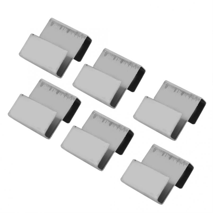 Pince de fixation de cadre en verre Durable, Clips en acier inoxydable pour serre-cadre en verre, support à main courante en verre réglable, 50 pièces