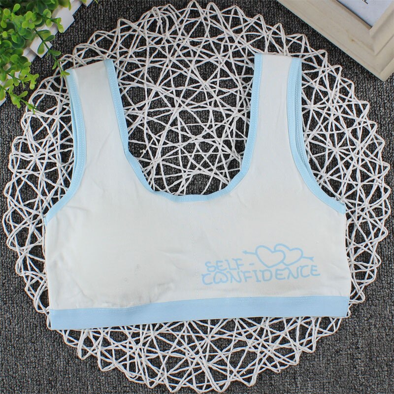 Ondergoed Voor Meisjes Tops Voor Tieners Kleding Bras Mooie Meisjes Afdrukken Ondergoed Beha Vest Kinderen Ondergoed Sport Ondergoed: 3