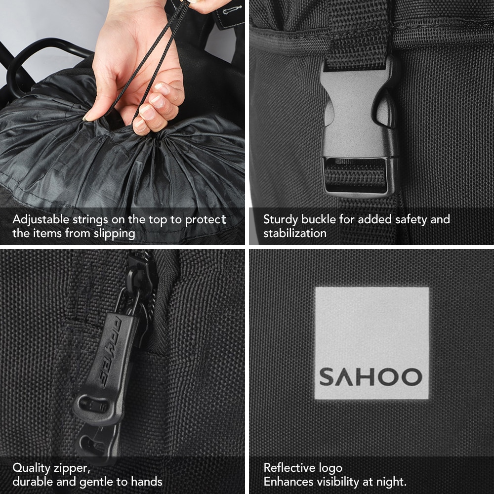 15l sykkelveske enkel bagasje sykkelveske multifunksjonell sykkel sykkel bagsete bagasje bagasje bag stor kapasitet vanntette vesker