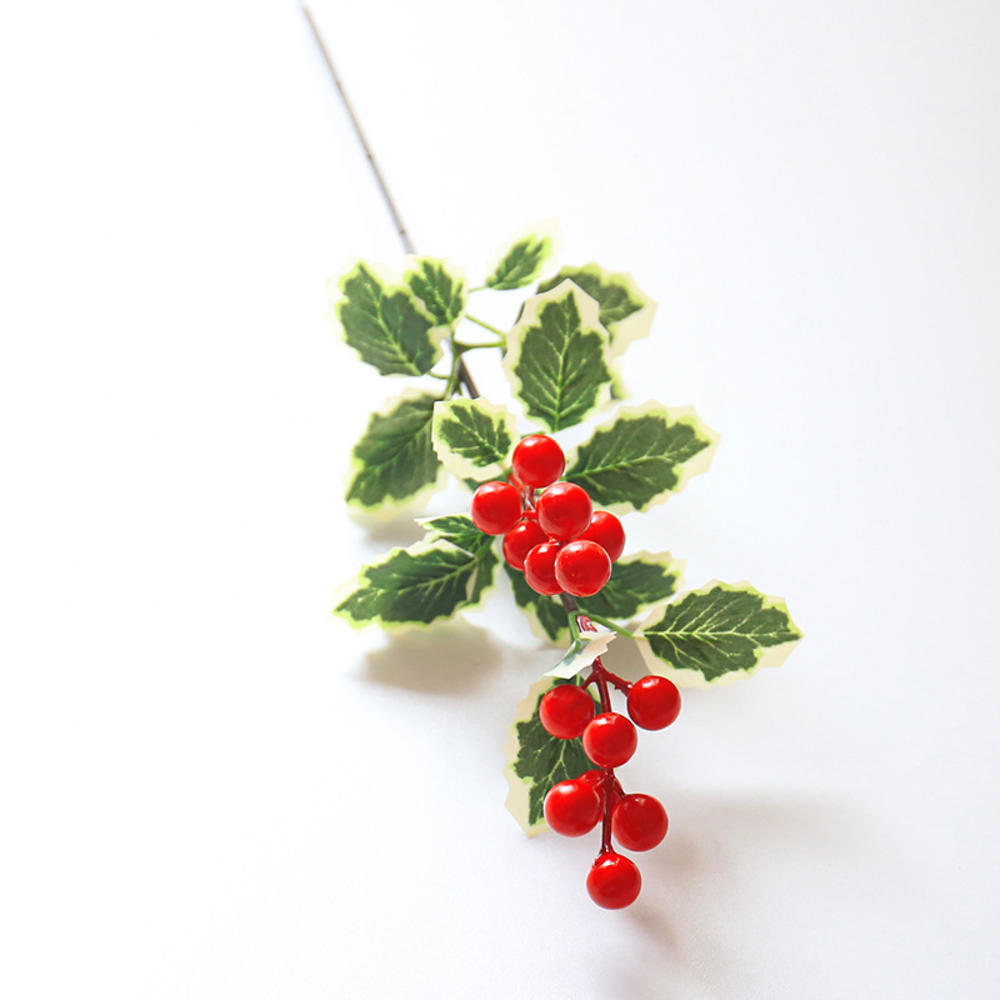 Kerstbessen Kunstmatige Dennenappel Kerstversiering Simulatie Nep Bloem Dennenboom Tak Diy Home Party Bruiloft Decor