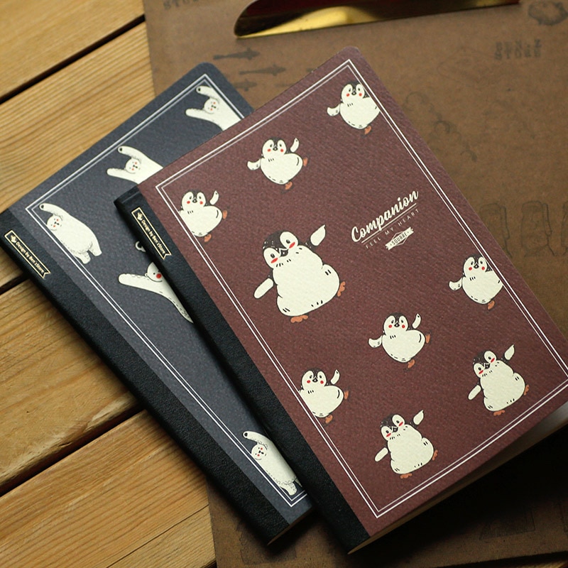 Happy Animal Portable A5 Grid Paper Book 64P Agenda Journal Supplies