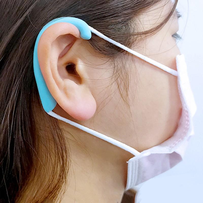1Pcs Siliconen Oorhaakje Cover Voor Gehoorbescherming Masker Zachte Comfortabele Haak Oor Masker Haak Anti-Slip Onzichtbaar Oor grips Haak