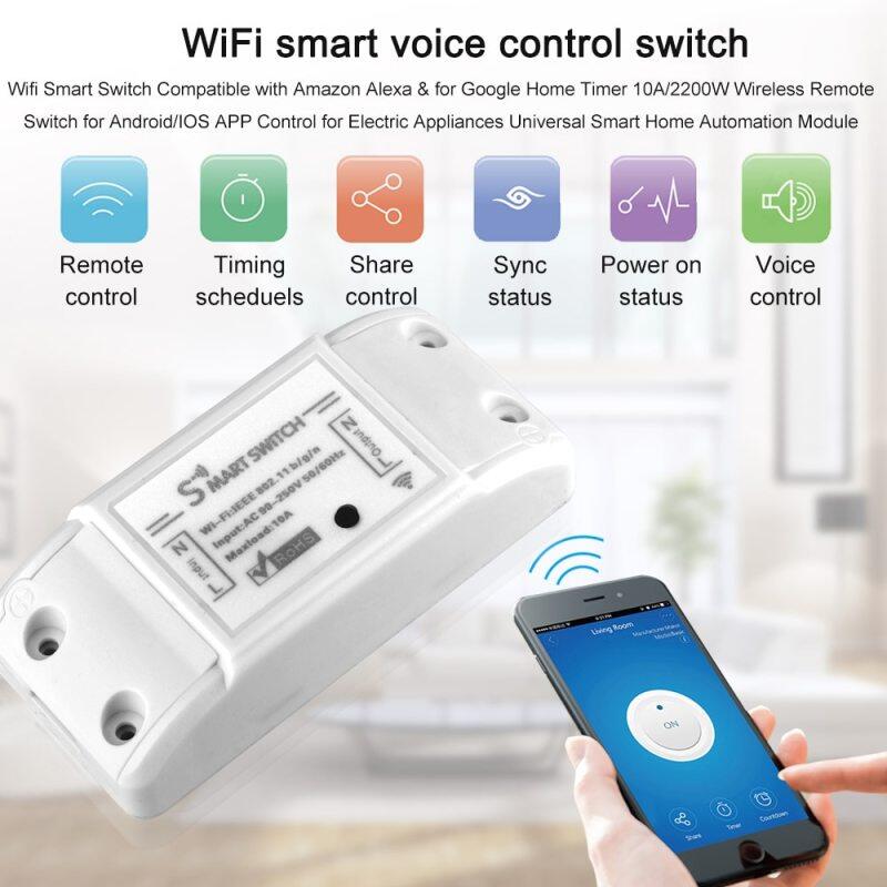 Fernbedienung Schalter Wireless Tuya Wifi Smart Home Automation Relais Modul Controller Arbeit mit Alexa