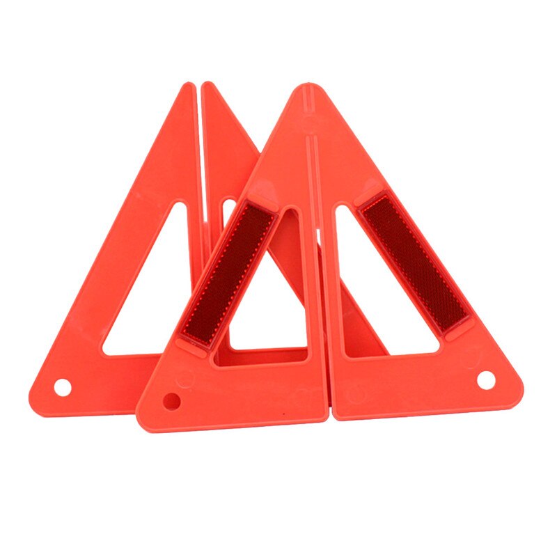 Car Auto Convenient Portable Useful Reflective Traffic Warning Sign Triangle Foldable Solid Standing Tripod Emergency#290331