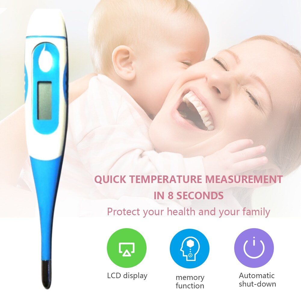Pandetermometer berøringsfrit infrarødt termometer kropstemperatur digitalt måleværktøj til baby voksen: G296570