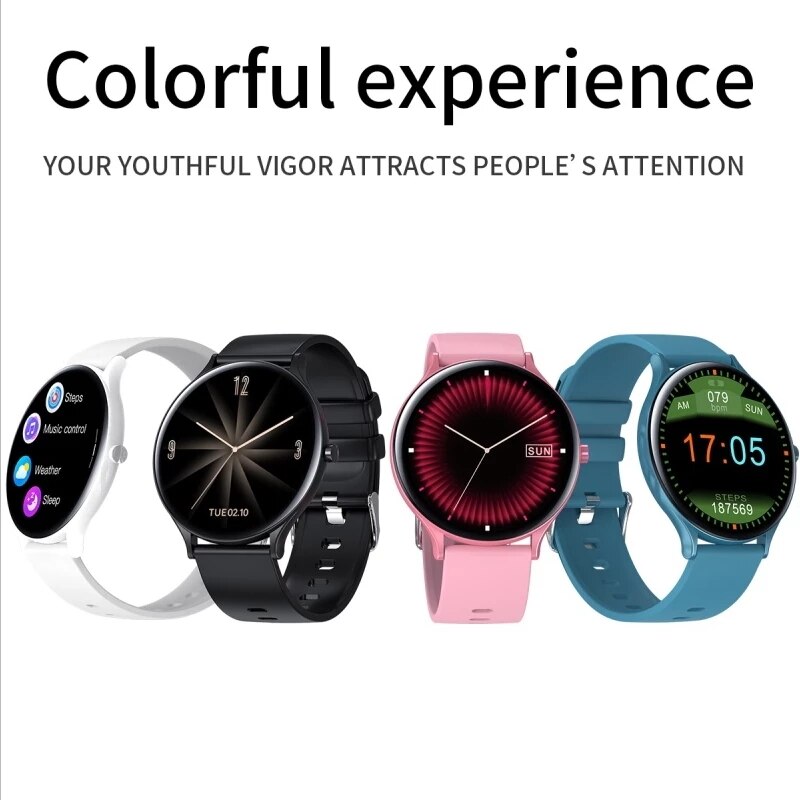 Smart Watch Men Heart Rate Monitor IP67 Waterproof Sports Fitness Watch Health Tracker Weather Smartwatch Women For Android IOS