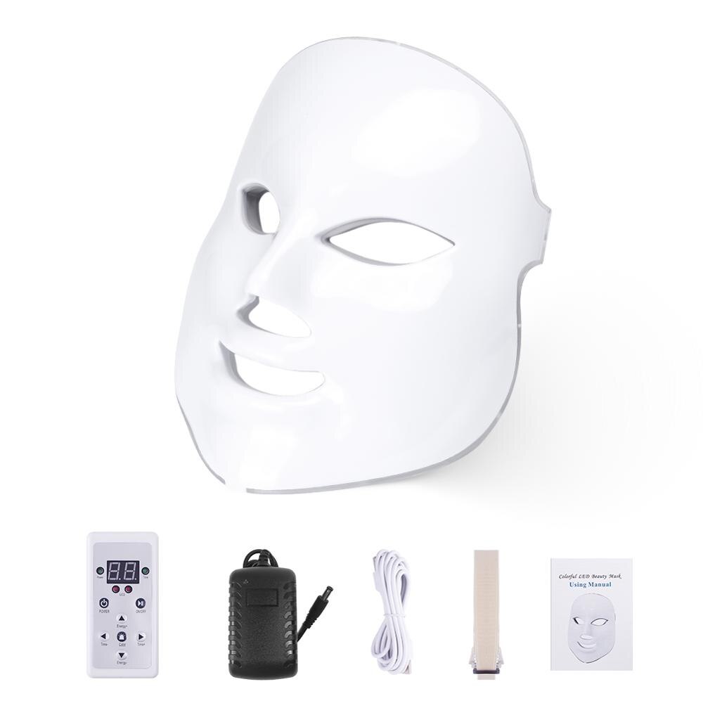 Foreverlily thérapie par la lumière Led masque Facial Photon thérapie Led masque Facial coréen soins de la peau Anti-rides peau Mouisture Machine: UK Plug no box