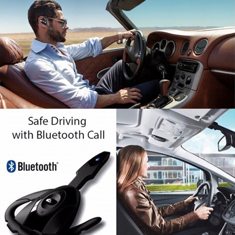 Geschäft Bluetooth Headset Mit Mikrofon Wiederaufladbare Lange bereithalten Fahren Auto Hohe Empfindlichkeit Freihändiger Drahtloser Kopfhörer