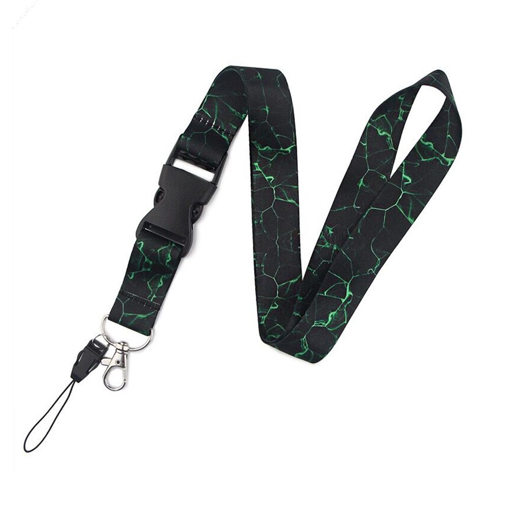 Marble Grain Printed Neck Strap Keychain Lanyard For Keys ID Card Badge Holder Keycord DIY Hanging Rope Mobile Phone Accessories: 10