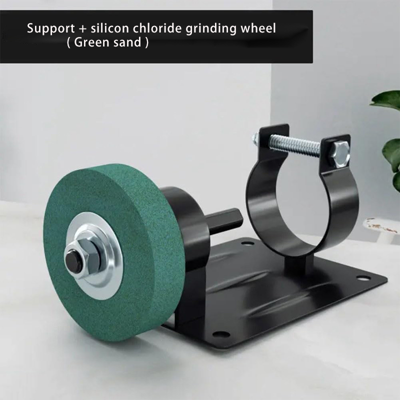 Käsikäyttöinen sähköpora hiomakone hiomakone muuntopään hiomakivet hiomakone kiillotuskiillotushiomalaikka 1 sarja: Vihreä