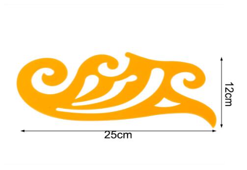 20/25/30cm fransk kurve mal linjal tegning tegning skredder forsyning: 5 a 21253-25