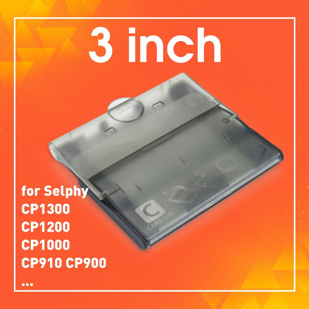 Bandeja de la impresora fotográfica de 3 pulgadas, Compatible con Canon Selphy, bandeja de entrada de papel para Selphy CP760 CP800 CP1300 CP1200 CP910