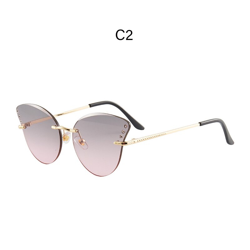 Auv 400 vlinderbril zonder montuur, kleurrijke zonnebril, persoonlijkheid, bestuurdersbril, veelzijdige zonnebril, autostyling