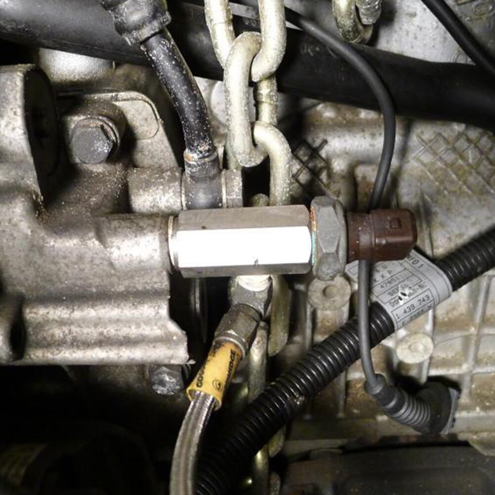 Automotive Sensor Oil Pressure Sensor Connector 1/8" NPT Stainless Steel Turbo Supply Line