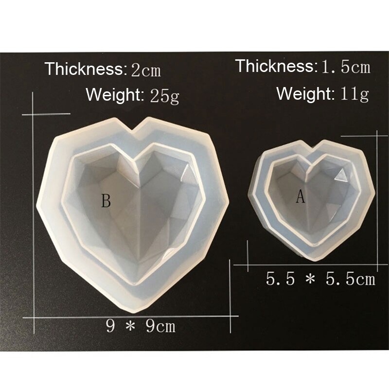 3D DIY Silicone Mold Diamond Soap Moulds car Pendant gypsum plaster Chocolate Cookie Muffin diamond candle molds Cake Decorating