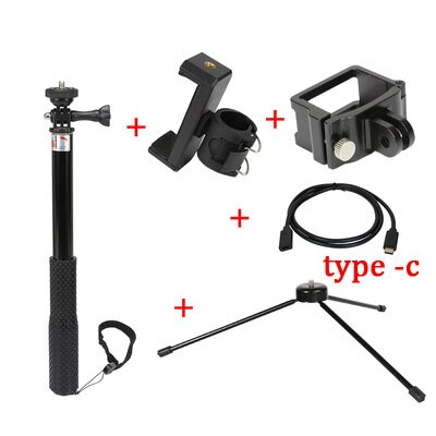 OSMO-trípode de bolsillo para Selfie, varilla de extensión de varilla con pinza de teléfono móvil para DJI Osmo POCKET, cardán de mano, accesorio de extensión de cámara: Dorado