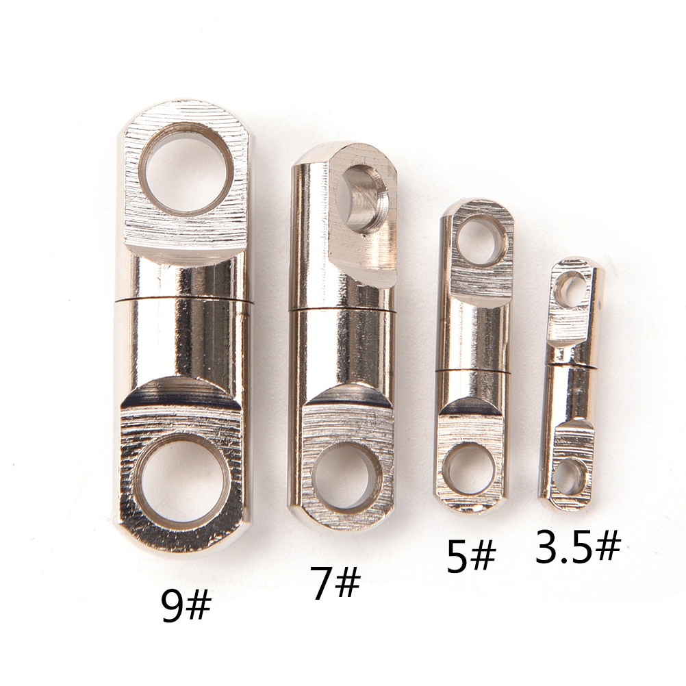 Roestvrij Stalen Kolom Roterende Bearing Swivel Vissen Wartels Haak zonder ring Lokken Connector Vis Accessoires 5 stks/partij