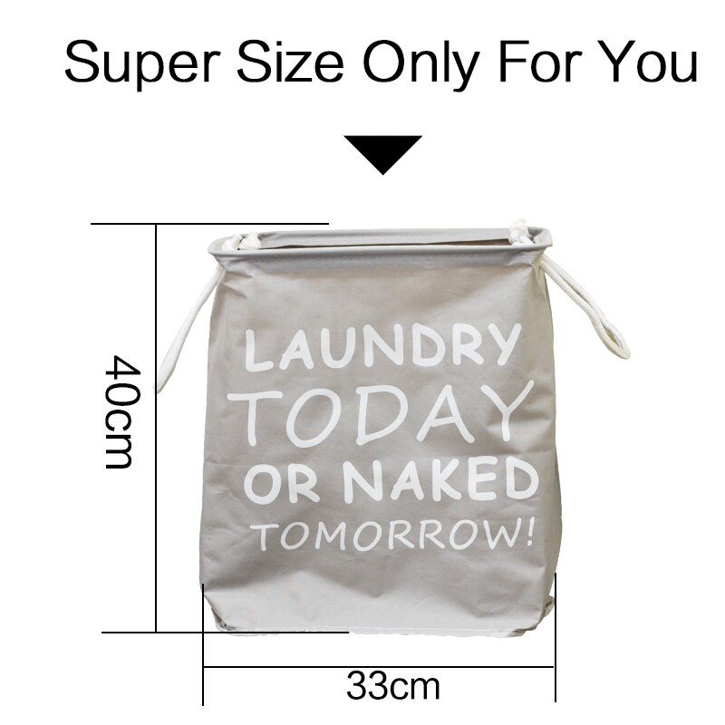 SDARISB Bathroom Family Laundry Basket Folding Cotton Foldable Large Oxford Cloth Grey Toy Laundry Basket