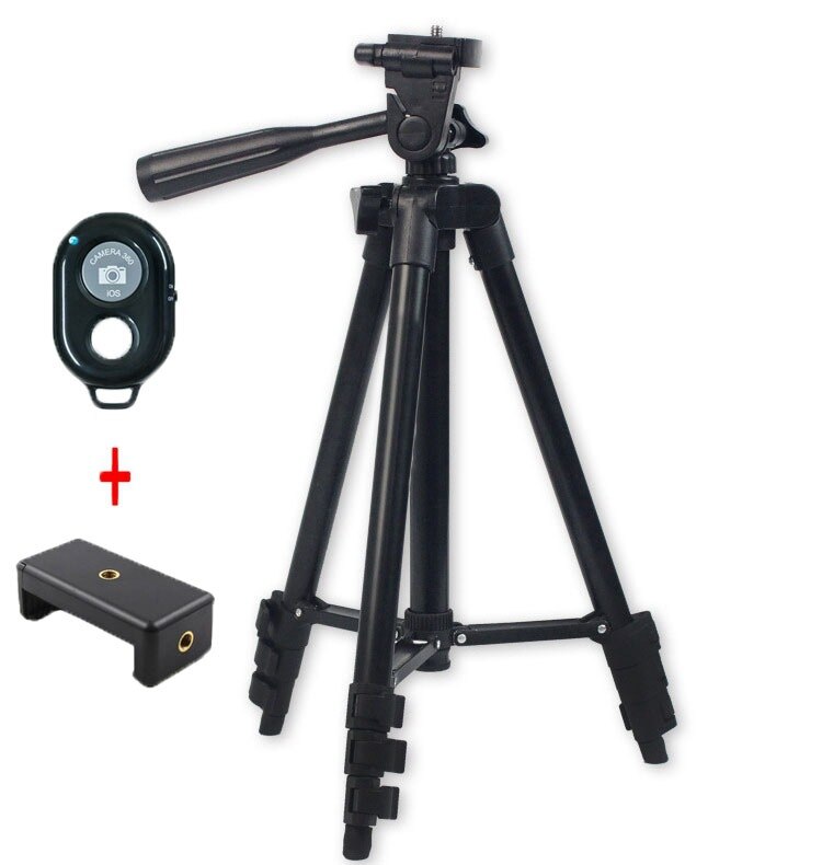 Atualmente Disponível Comércio exterior Vendas Quentes Conjunto Preto e Branco com Padrão de Câmera Tripé Altura 110 centímetros Liga de Alumínio Escala