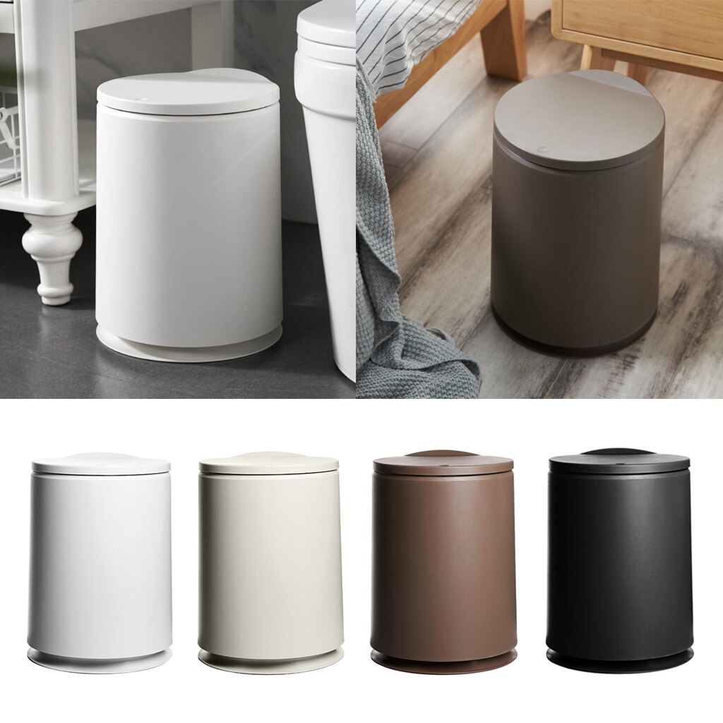 Home Room Hotel Trash Can - Dual Compartment Recycler - Kitchen Wastebasket