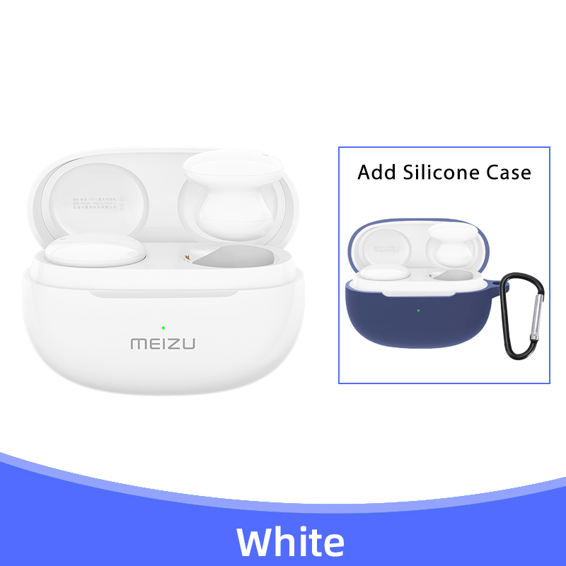 Meizu POP 3 TWS auricolare Wireless Bluetooth 5.2 auricolari ENC 24 ore di durata della batteria cuffie Wireless IPX5 per Meizu 18 Pro 18X: add blue case