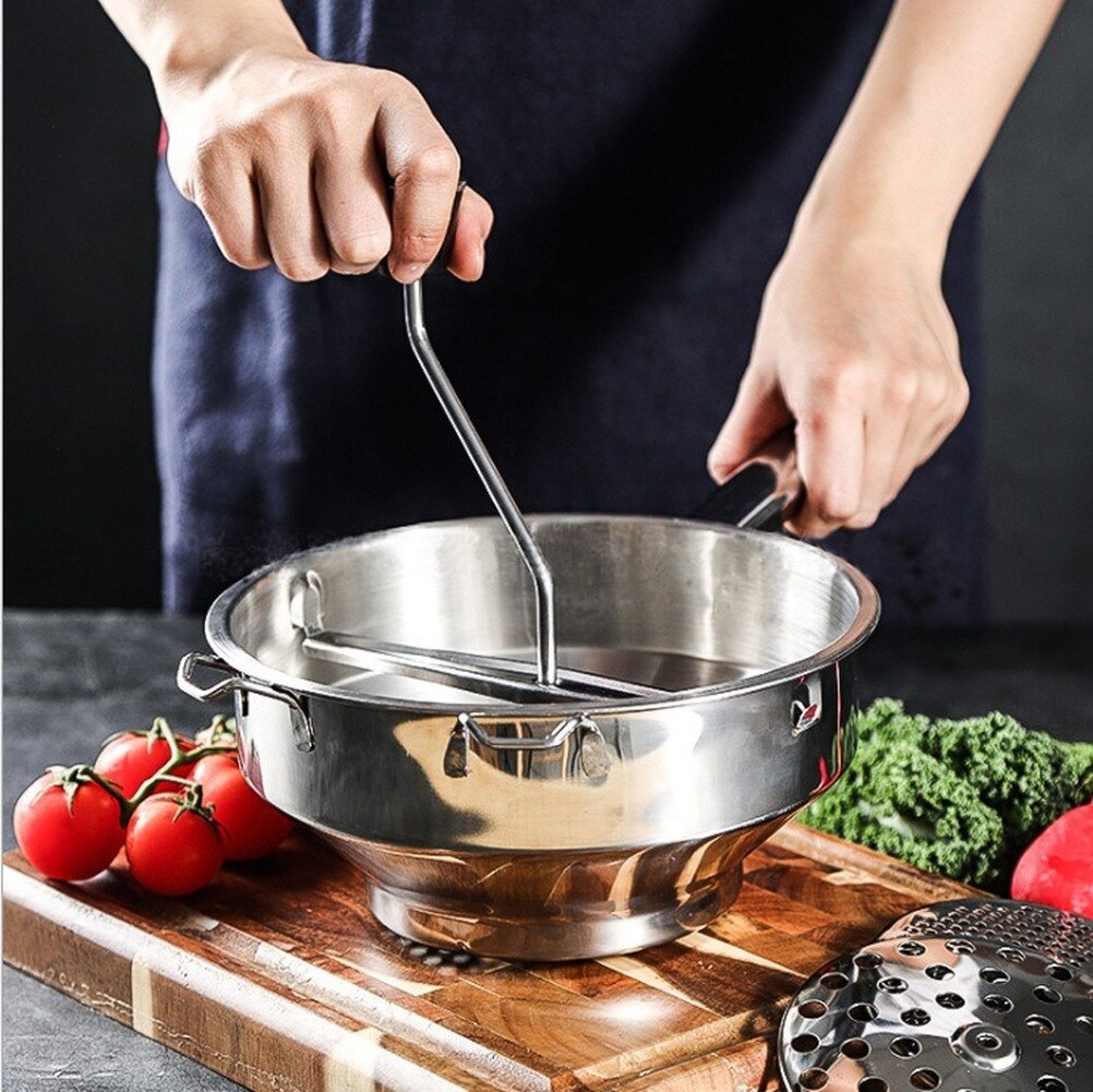 Stainless Steel Rotary Food Mill Great for Making Puree or Soups of Vegetables Tomatoes Home Kitchen Tools