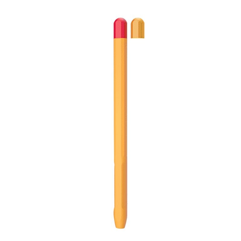 Til æble blyant 2 kasse silikondæksel universel farverig til -ipad blyant 2 kasse  b95c: Orange