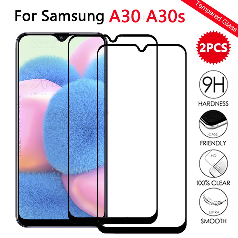 2 Stuks 1Pc Gehard Glas Voor Samsung A30s A307f A30 A305f Op De Screen Protector Voor Galaxy Een 30 S 30 S Beschermende Film Touch 9H