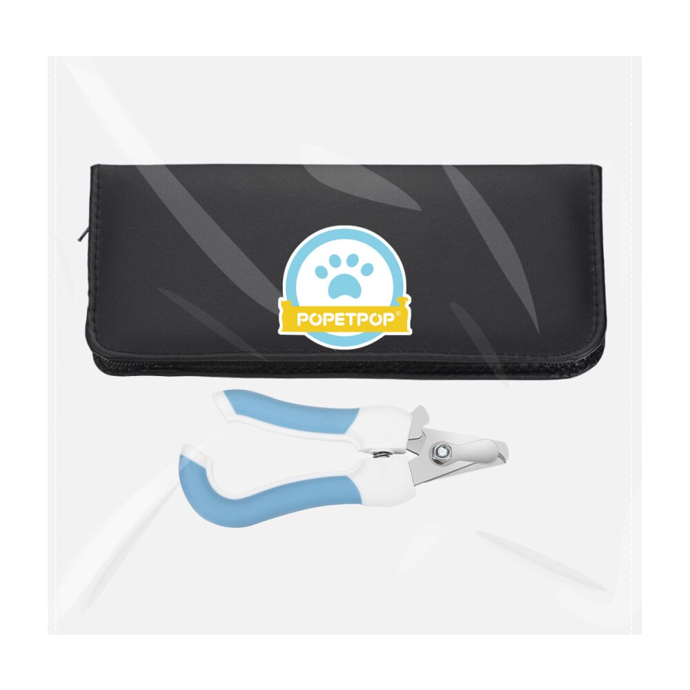 POPETPOP tijeras de peluquería canina Kit de servicio pesado de acero inoxidable tijeras de peluquería canina con seguridad punta redonda para Gato perro
