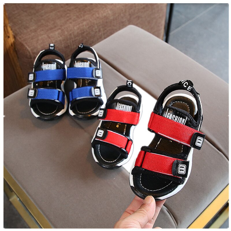 Maat 21-30 Baby Peuter Sandalen Jongens Ademend Toevallige Sandalen Meisjes Antislip Schoenen Kinderen Lichtgewicht-Wear slip Schoenen