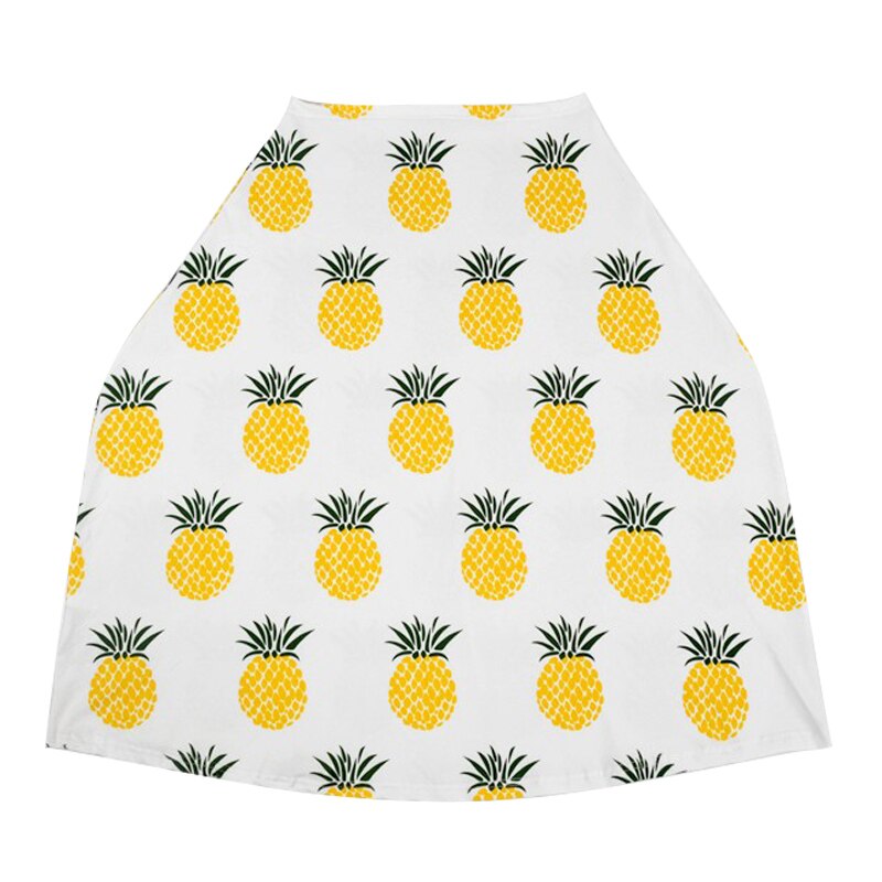 Moeder borstvoedingshoes sjaal voor borstvoeding fruit ananas baby autostoel luifel winkelwagenhoes voor baby's multifunctionele cape