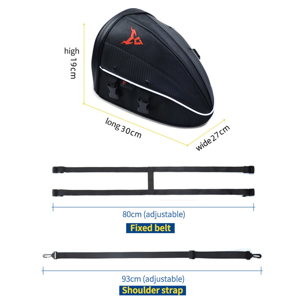 Motorcycle Waterproof Tail Bag Motorcycle Bag High Capacity Motocross Storage Bag Cafe Racer Package Motorbike Scooters Bag