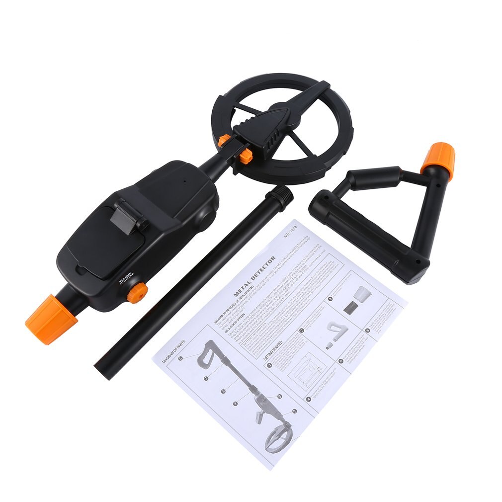 Detector de Metales subterráneo para niños y principiantes, MD-1008 de oro bajo el agua, buscador de oro, MD1008