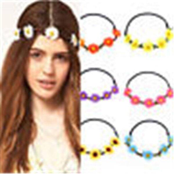 suola Fiori Dei Capelli Della fascia/testa gruppo musicale Testa dell'involucro Della Sciarpa dell'arco Dei Capelli Spiaggia Ragazze di Partito Del suola del fiore della fascia