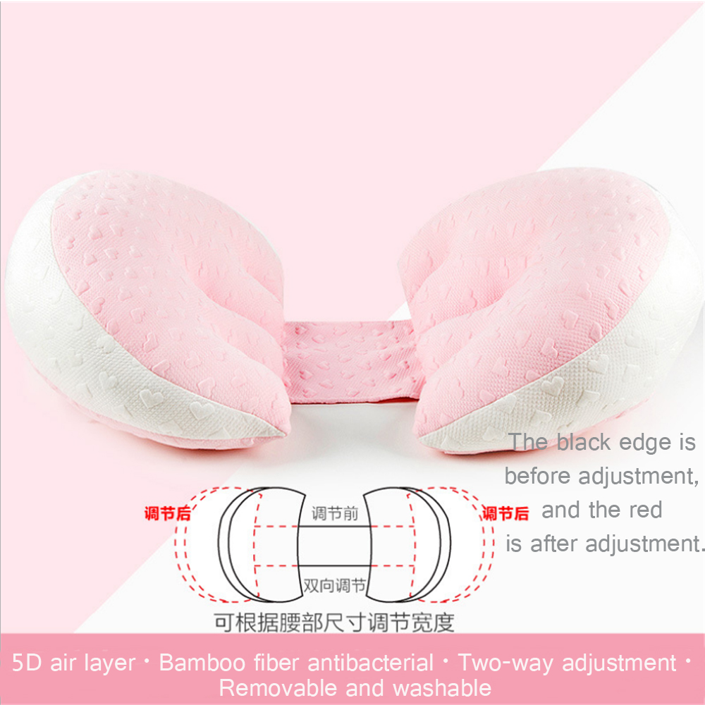 Adjustable Maternity Pillow Waist Circumference Side Pillow Pregnancy Support Belly Pillow Multifunctional U-shaped Pillow: 9