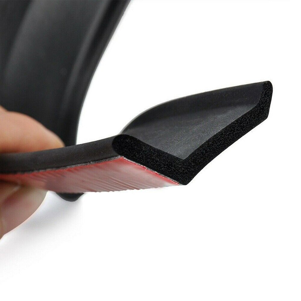 1 Roll Multipurpose Universal Rubber 2.5m Car Front Bumper Strip Auto Front Bumper Rope Car Accessories