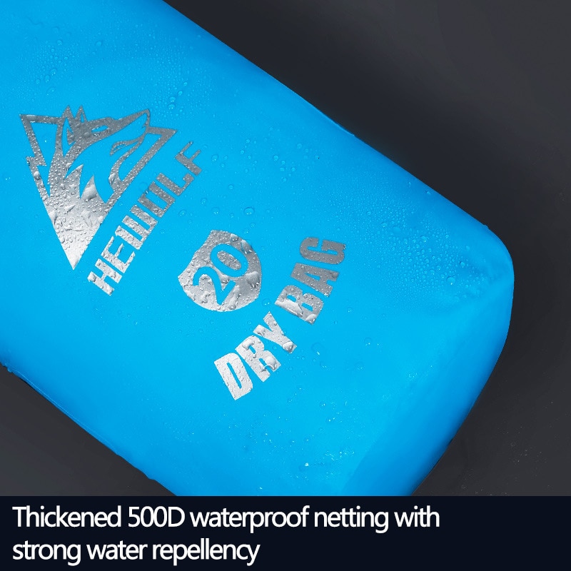 Bolsa impermeable al aire libre Camping buceo compresión natación playa almacenamiento flotante a la deriva portátil impermeable bolsa de cubo PVC