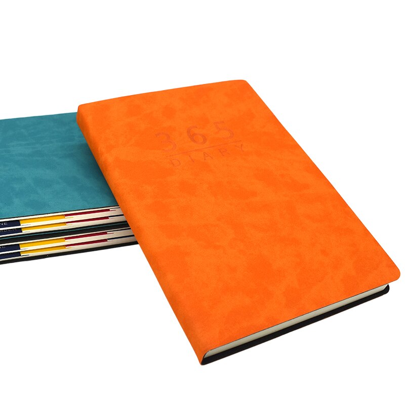 Agenda A5 Planner English language journal Leather soft cover School Notebook Stationary