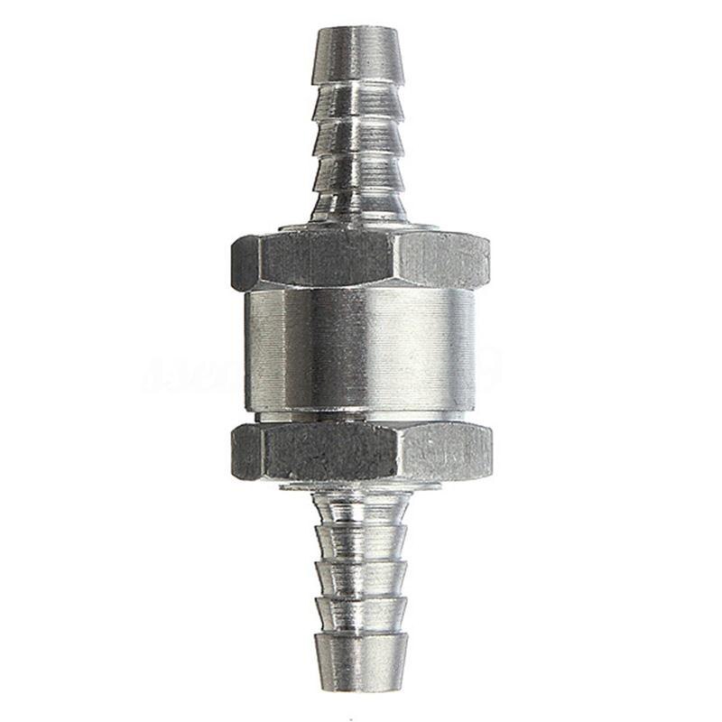 8mm Car Motorcycle Fuel Oil Diesel Non-Return One Way Check Valve Aluminum Alloy