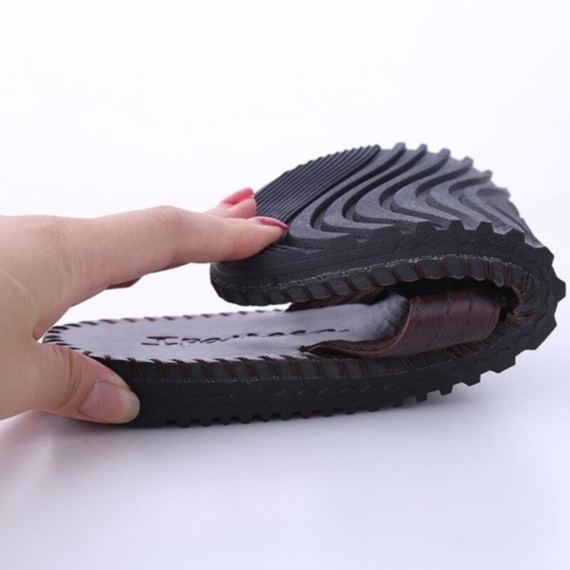 Décontracté Sideline pantoufles hommes tongs été britannique vent sandales antidérapant fond épais talon plat chaussures de plage