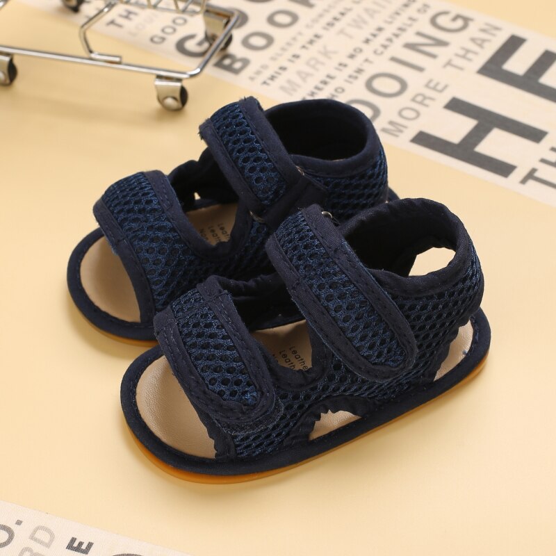 proprietà 0-18 mesi scarpe per bambini suole in gomma morbida sandali traspiranti scarpe per bambini panno a rete scarpe per bambini vuote: d / 0-6 mesi