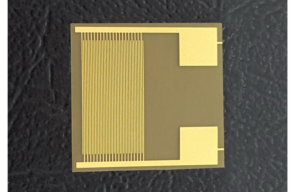 40micron Flexible Interdigital Electrode PI Gas-sensitive Moisture-sensitive Biosensor Chip Capacitor Array Smart Wear