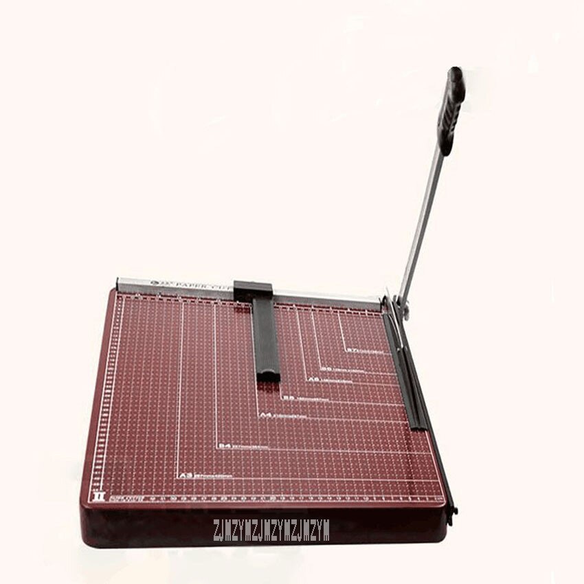 1PC A3QZD Iron Metal Ream Guillotine 17" A3 Size Stack Paper Cutter Paper Cutting Machine Photo Paper