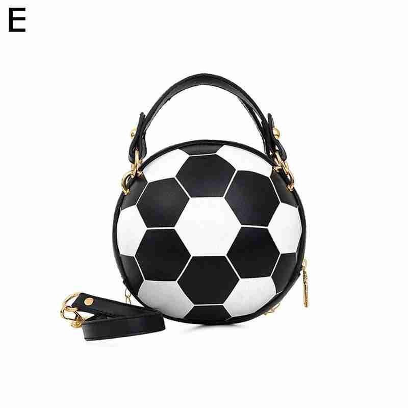 Bolso de hombro con cremallera para mujer, Bola de voleibol de cuero PU, baloncesto, cadena, cruzado, L2N9: L