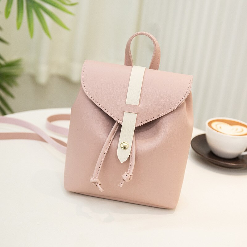 Dametaske mini rygsæk studerende lille rygsæk dame rygsæk