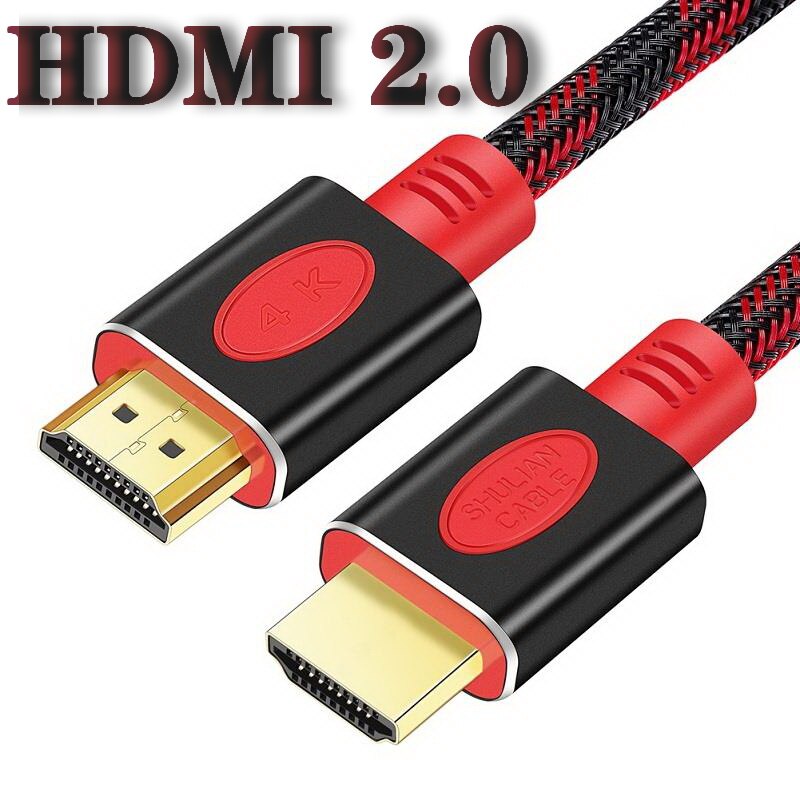 Shuliancable Cavo HDMI 2.0 4K HDR 1m 2m 3m 5m 10m per divisore estensore adattatore del computer portatile TV LCD Del computer Portatile PS3/4 Proiettore per computer